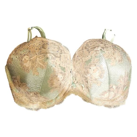 VICTORIA'S SECRET Very Sexy Seduction Crystals Pushup Bra - Size 36DD NWT - Picture 1 of 9